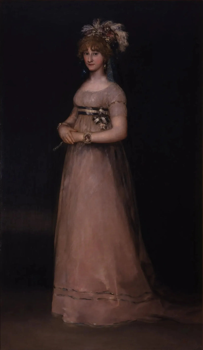Porträtt av María Luisa de Borbón y Vallabriga - Francisco de Goya