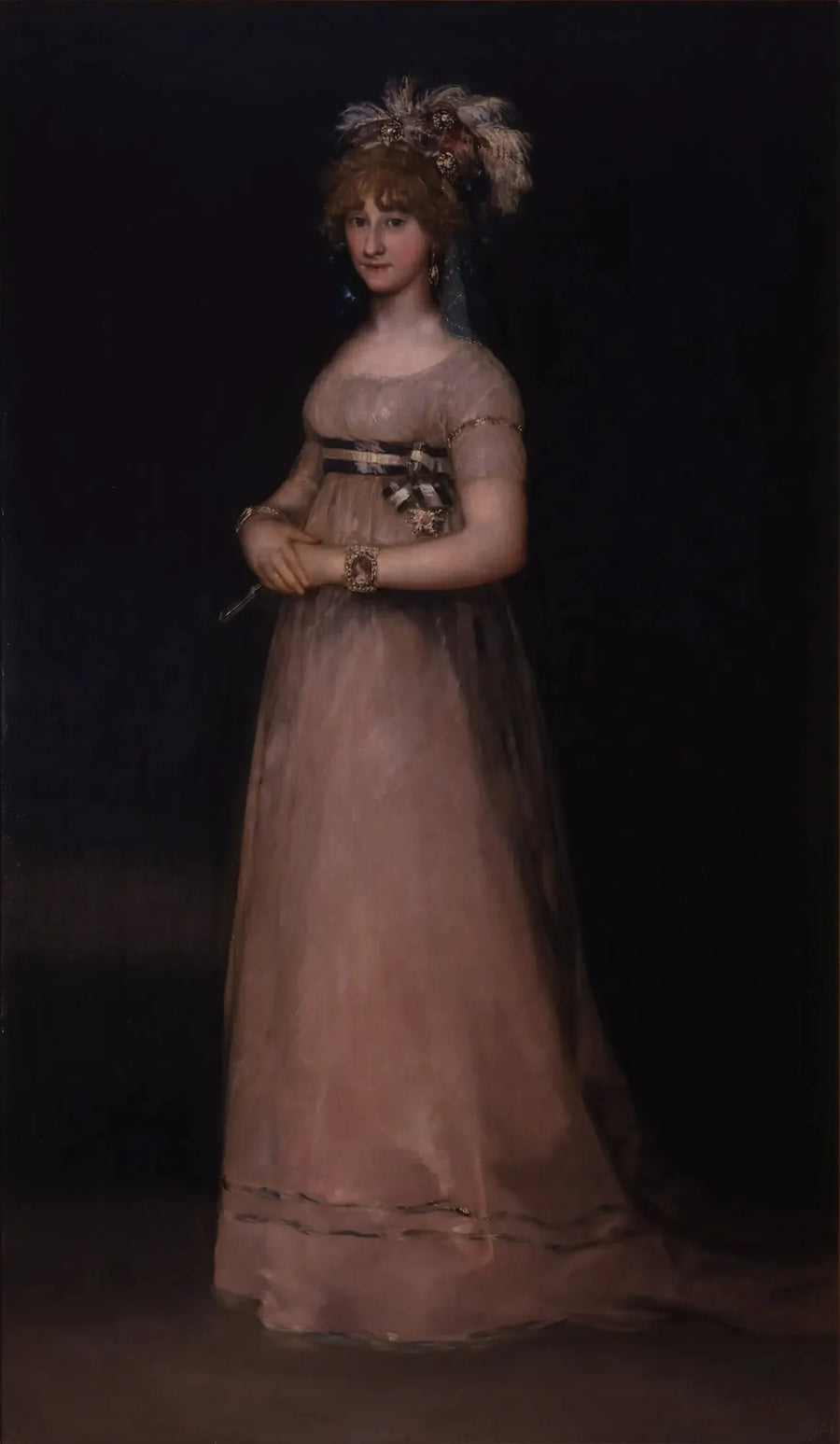 Porträtt av María Luisa de Borbón y Vallabriga - Francisco de Goya