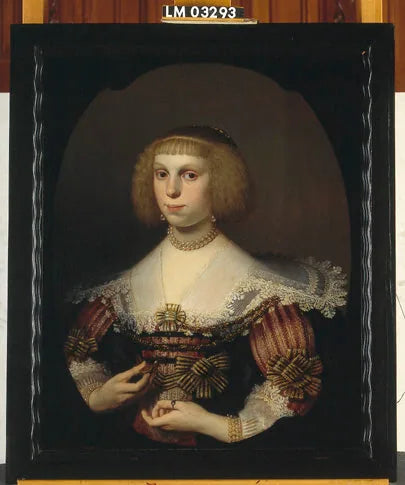 Porträtt av Maria Strick (1618-1656) - Gerrit van Honthorst