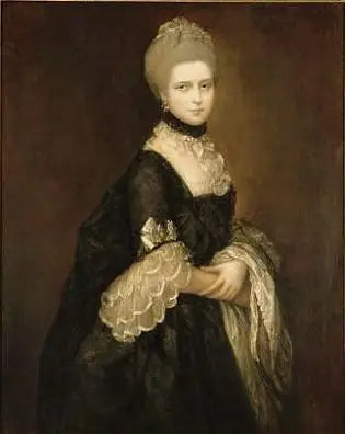 Porträtt av Maria Walpole, grevinna av Waldegrave, senare hertiginna av Gloucester (1736-1807) - Thomas Gainsborough