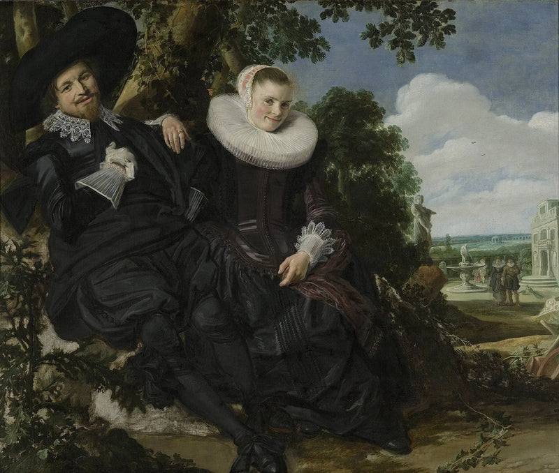 Troligt bröllopsporträtt av Isaac Massa och Beatrix van der Laen - Frans Hals