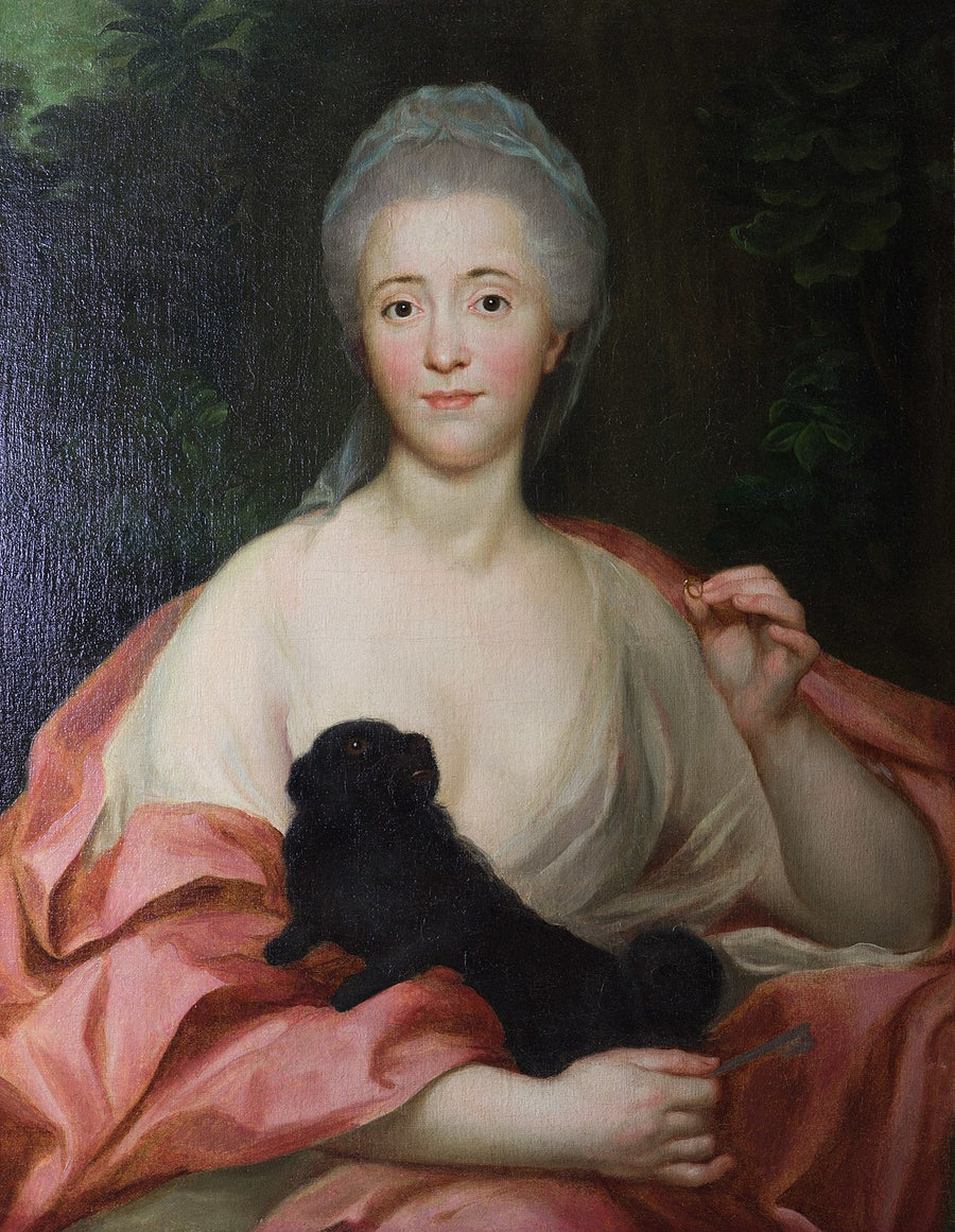 Porträtt av Mariana de Silva-Bazán och Sarmiento - Anton Raphael Mengs