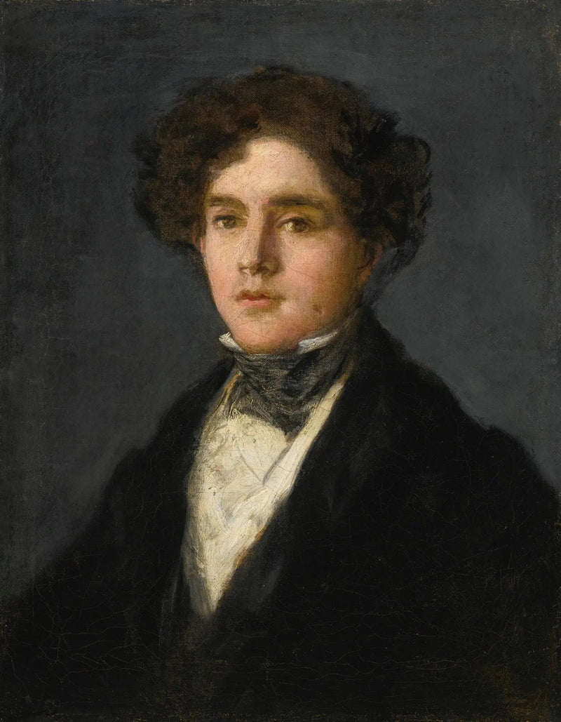Porträtt av Mariano Goya, konstnärens barnbarn - Francisco de Goya