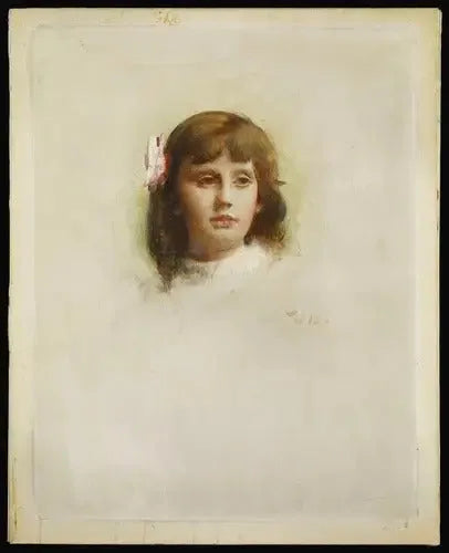 Porträtt av Marie-Charlotte Madier-Trélat barn - Léon Bonnat