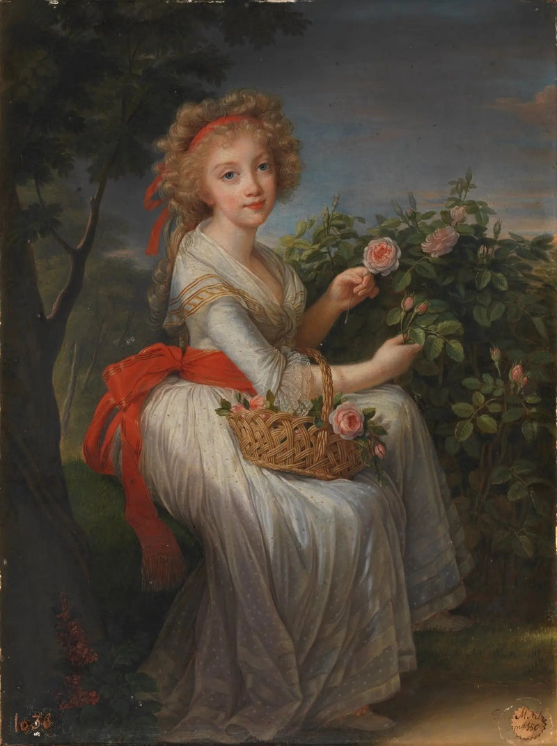 Porträtt av Marie-Christine av Neapel och Sicilien - Élisabeth Vigée Le Brun
