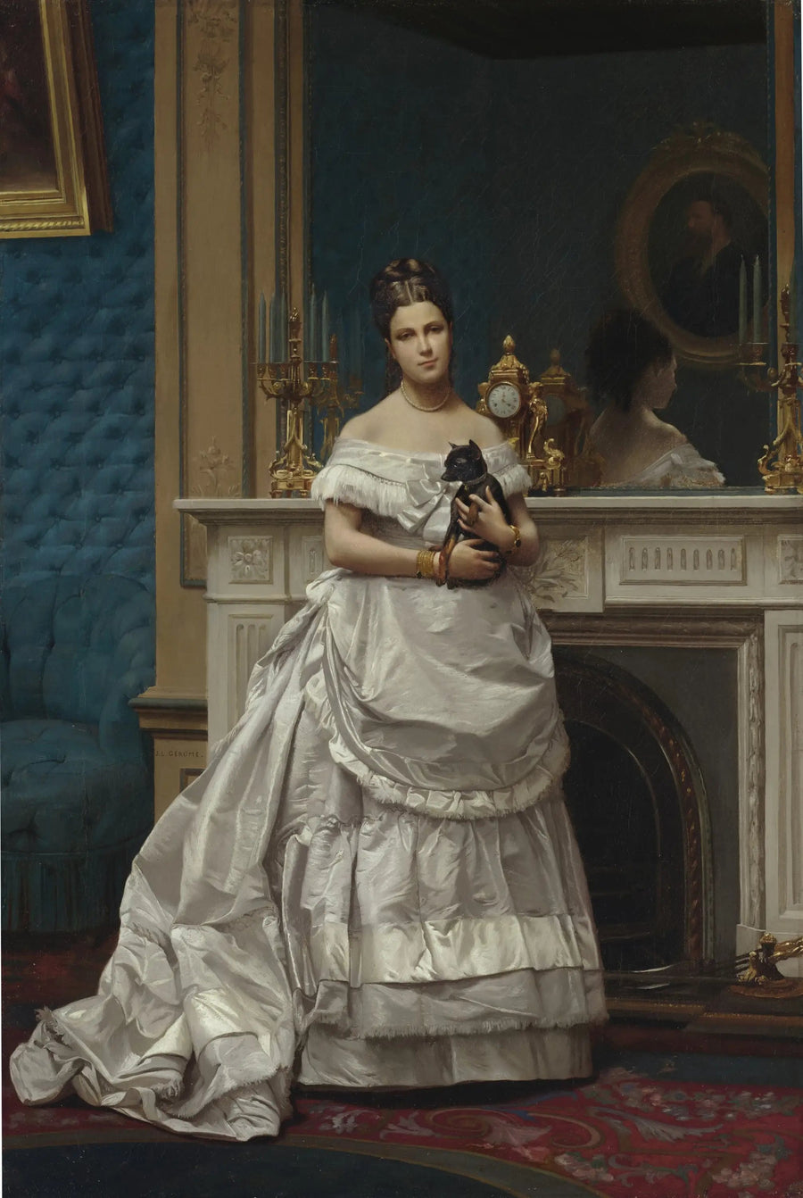 Porträtt av Marie Gérôme - Jean-Léon Gérôme