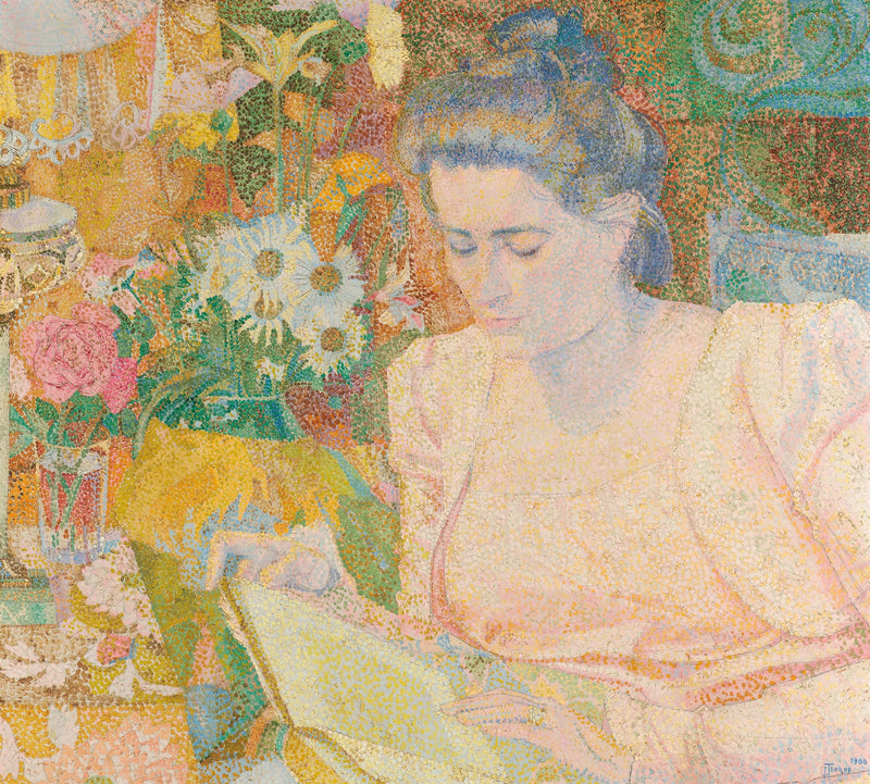 Porträtt av Marie Jeanette de Lange - Jan Toorop