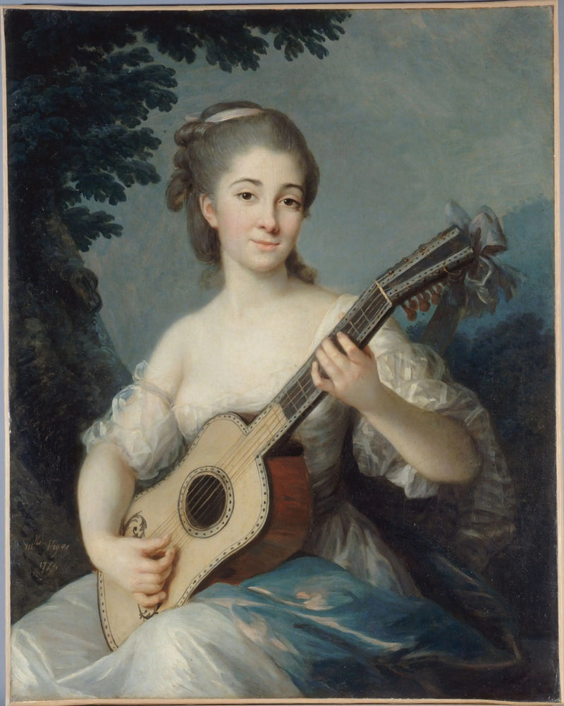 Porträtt av Marie-Louise-Adélaïde-Jacquette de Robien, vicontessa de Mirabeau - Élisabeth Vigée Le Brun