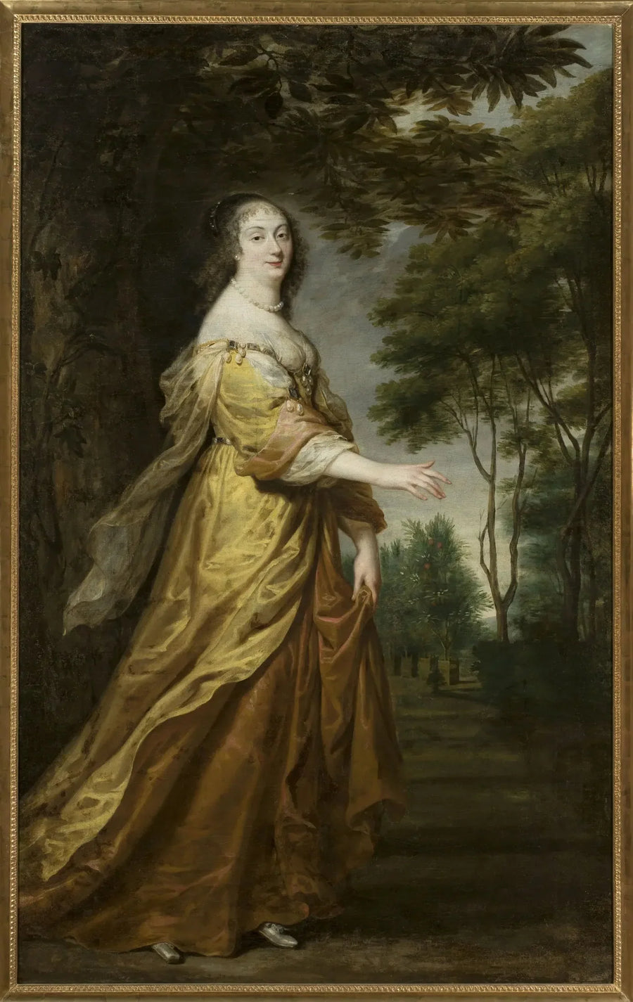 Porträtt av Marie Louise Gonzague de Nevers. - Juste d'Egmont