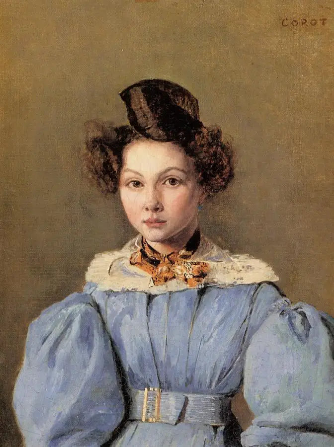 Porträtt av Marie-Louise Laure Sennegon - Jean-Baptiste Camille Corot