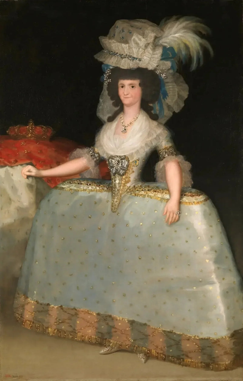 Porträtt av Marie-Louise av Parma - Francisco de Goya