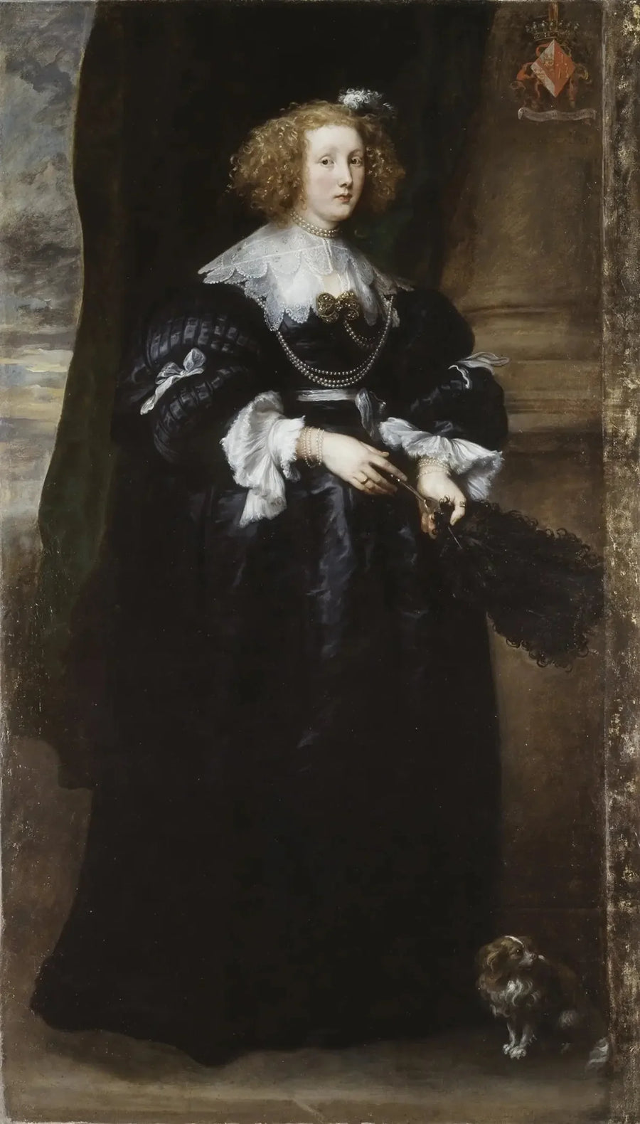 Porträtt av Marie de Raet - Antoine van Dyck