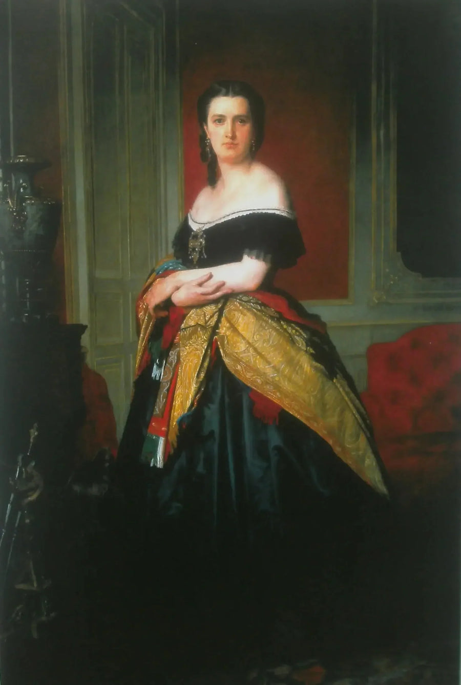 Porträtt av Marie-Thérèse Bartholoni - Bouguereau