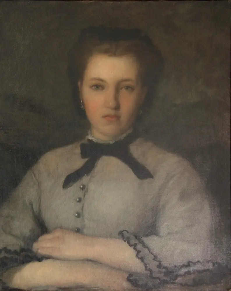 Porträtt av Marie-Zélie Laporte - Pierre-Auguste Renoir
