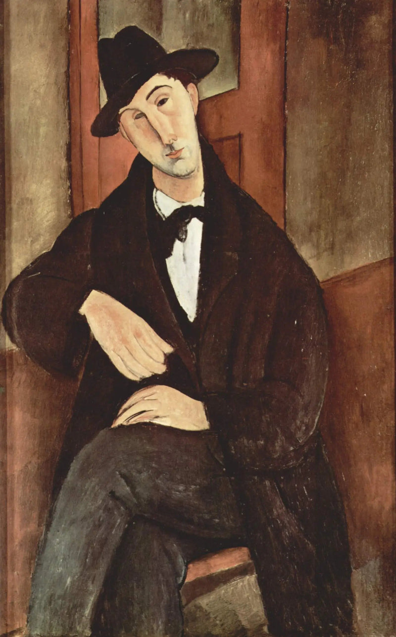 Porträtt av Mario Varfogli - Amedeo Modigliani