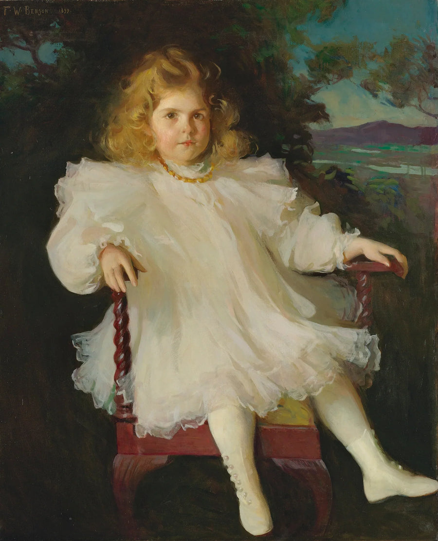 Porträtt av Marjorie Coldwell Westinghouse - Frank Weston Benson