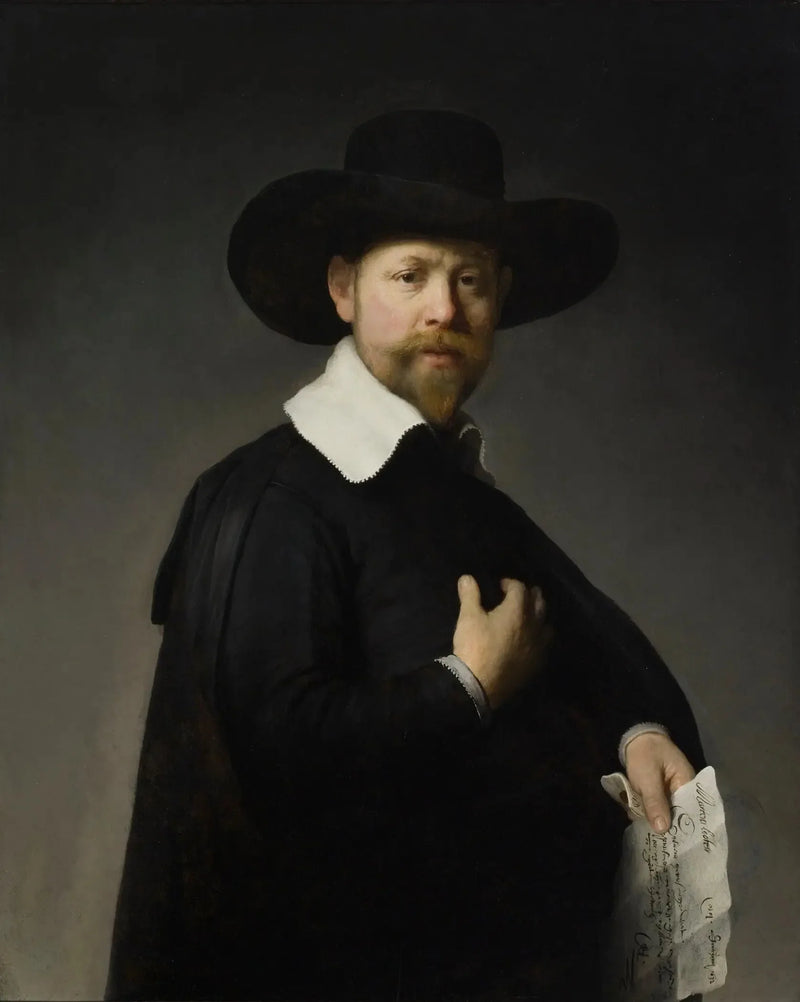 Porträtt av Marten Looten - Rembrandt