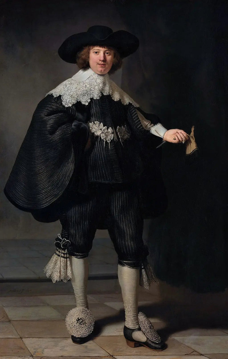 Porträtt av Marten Soolmans - Rembrandt