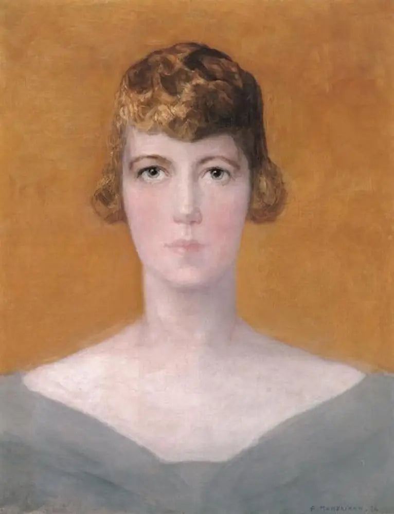 Porträtt av Martha Frieda de Fries (1893-...) - Piet Mondrian
