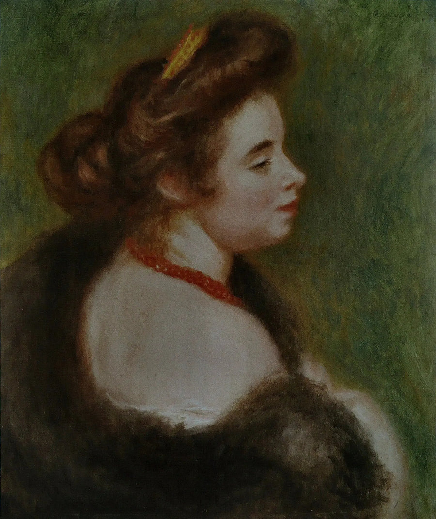 Porträtt av Marthe Denis - Pierre-Auguste Renoir