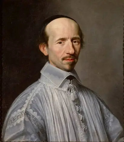 Porträtt av Martin de Barcos, abbot av Saint-Cyran - Philippe de Champaigne