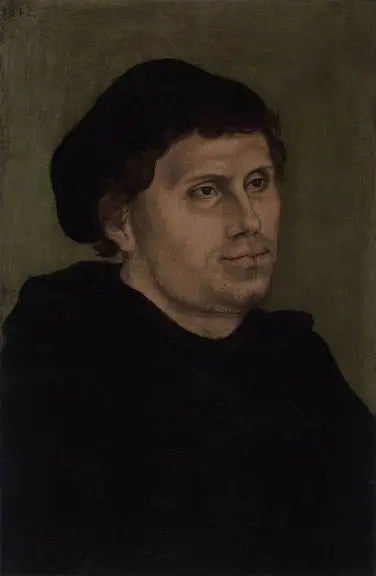 Porträtt av Martin Luther (1483-1546) - Lucas Cranach den äldre