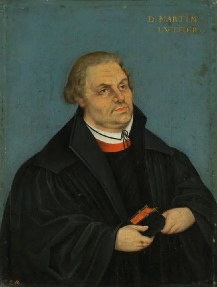 Porträtt av Martin Luther (1565 - 1566) - Lucas Cranach den äldre
