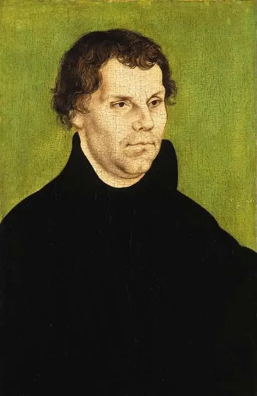 Porträtt av Martin Luther - Lucas Cranach den äldre