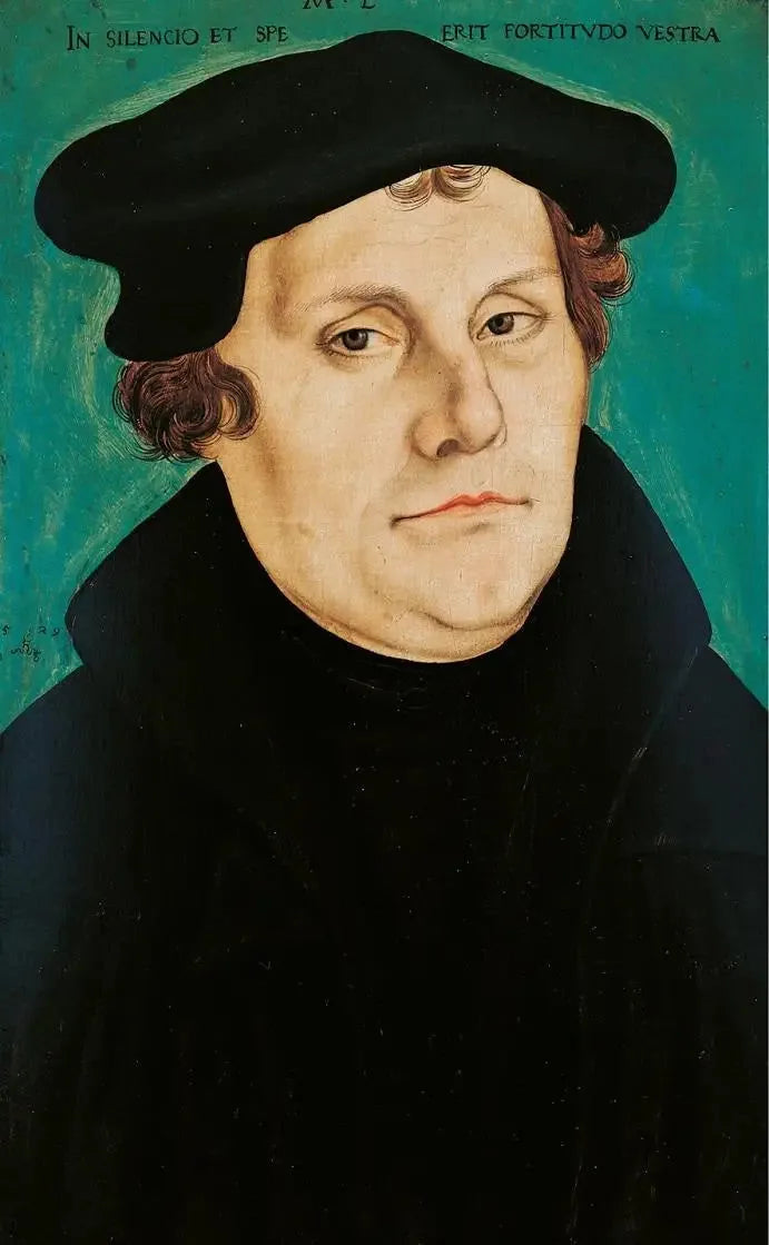 Porträtt av Martin Luther - Lucas Cranach den äldre