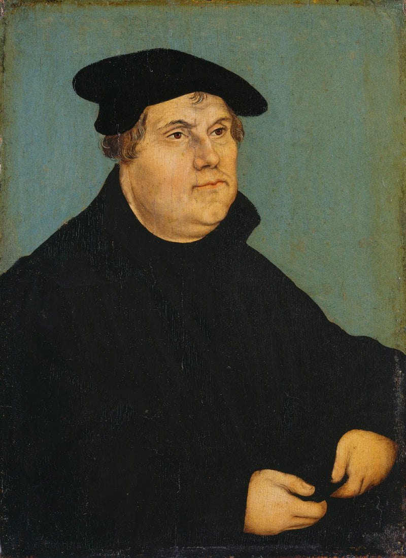 Porträtt av Martin Luther - Lucas Cranach den äldre