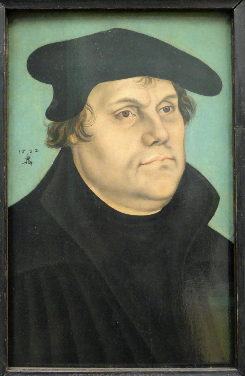Porträtt av Martin Luther - Lucas Cranach den äldre