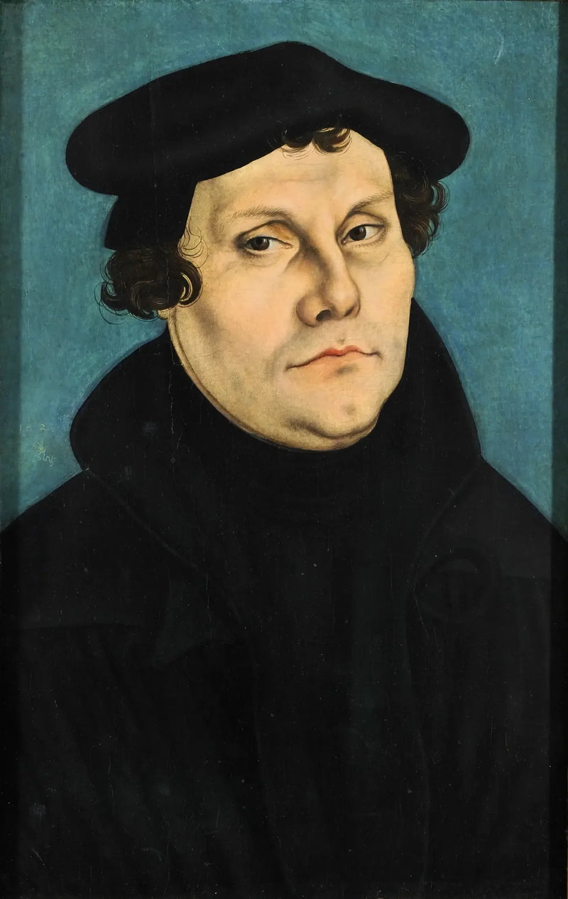 Porträtt av Martin Luther - Lucas Cranach den äldre