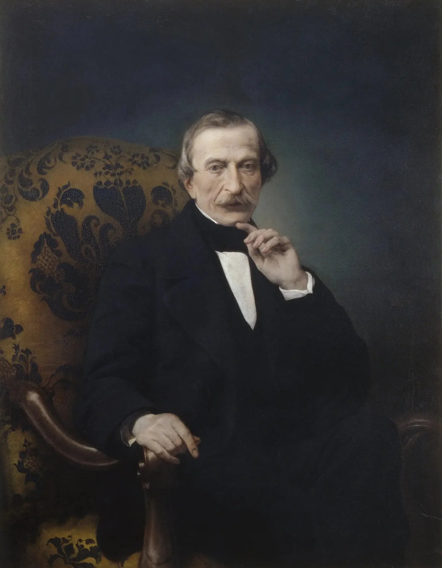 Porträtt av Massimo d'Azeglio - Francesco Hayez
