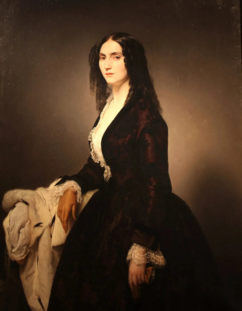 Porträtt av Matilde Juva Branca - Francesco Hayez
