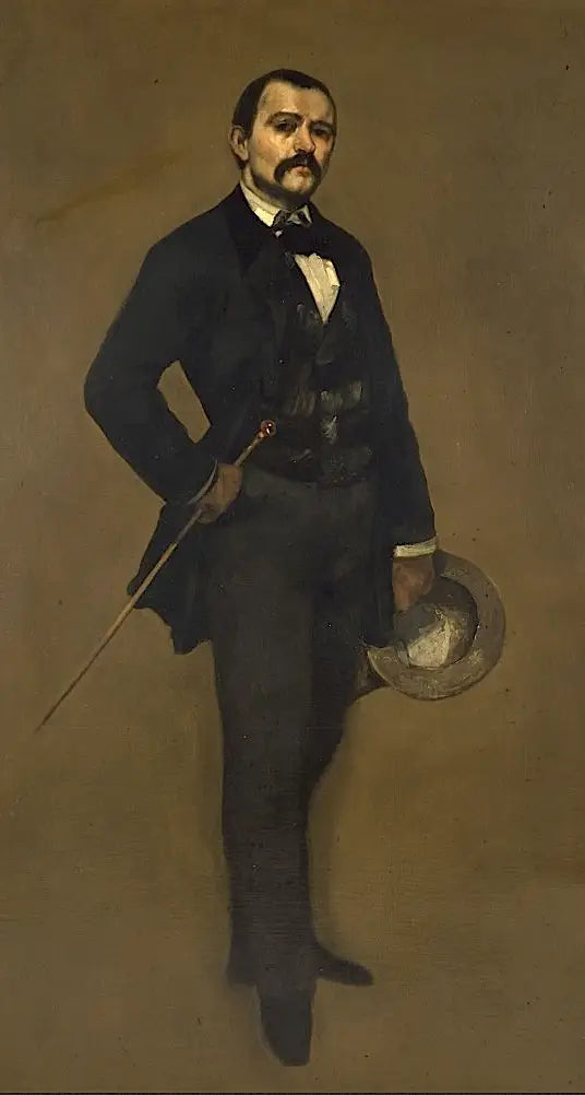 Porträtt av Max Buchon - Gustave Courbet