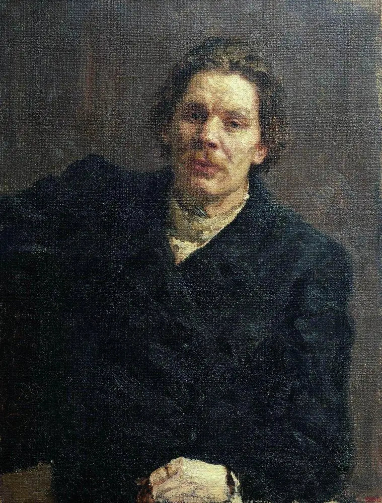 Porträtt av Maxime Gorki - Ilya Repin