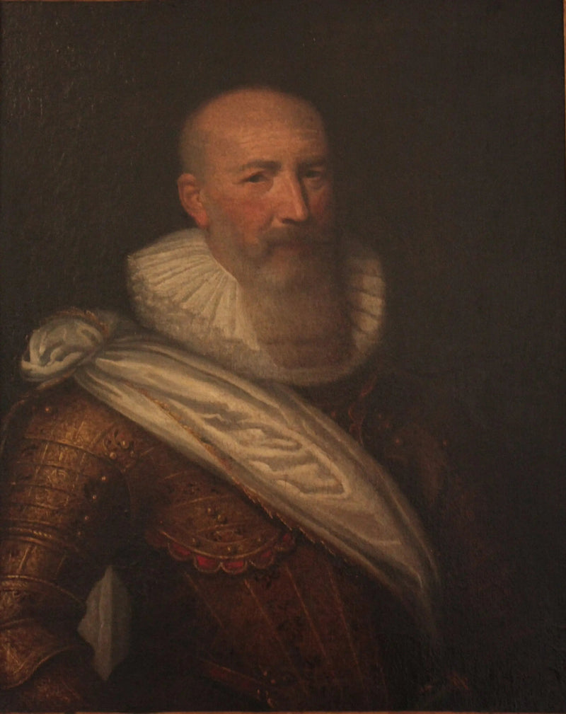 Porträtt av Maximilien de Béthune, hertig av Sully - Frans Pourbus den yngre