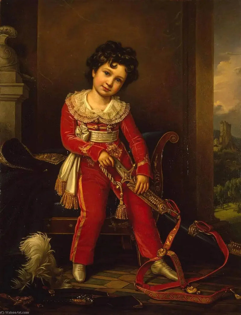 Porträtt av Maximilien, hertig av Leuchtenberg - Joseph Karl Stieler