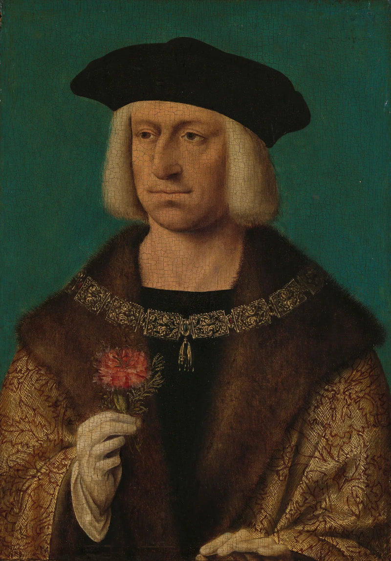 Porträtt av Maximilien I (1459-1519) - Joos van Cleve