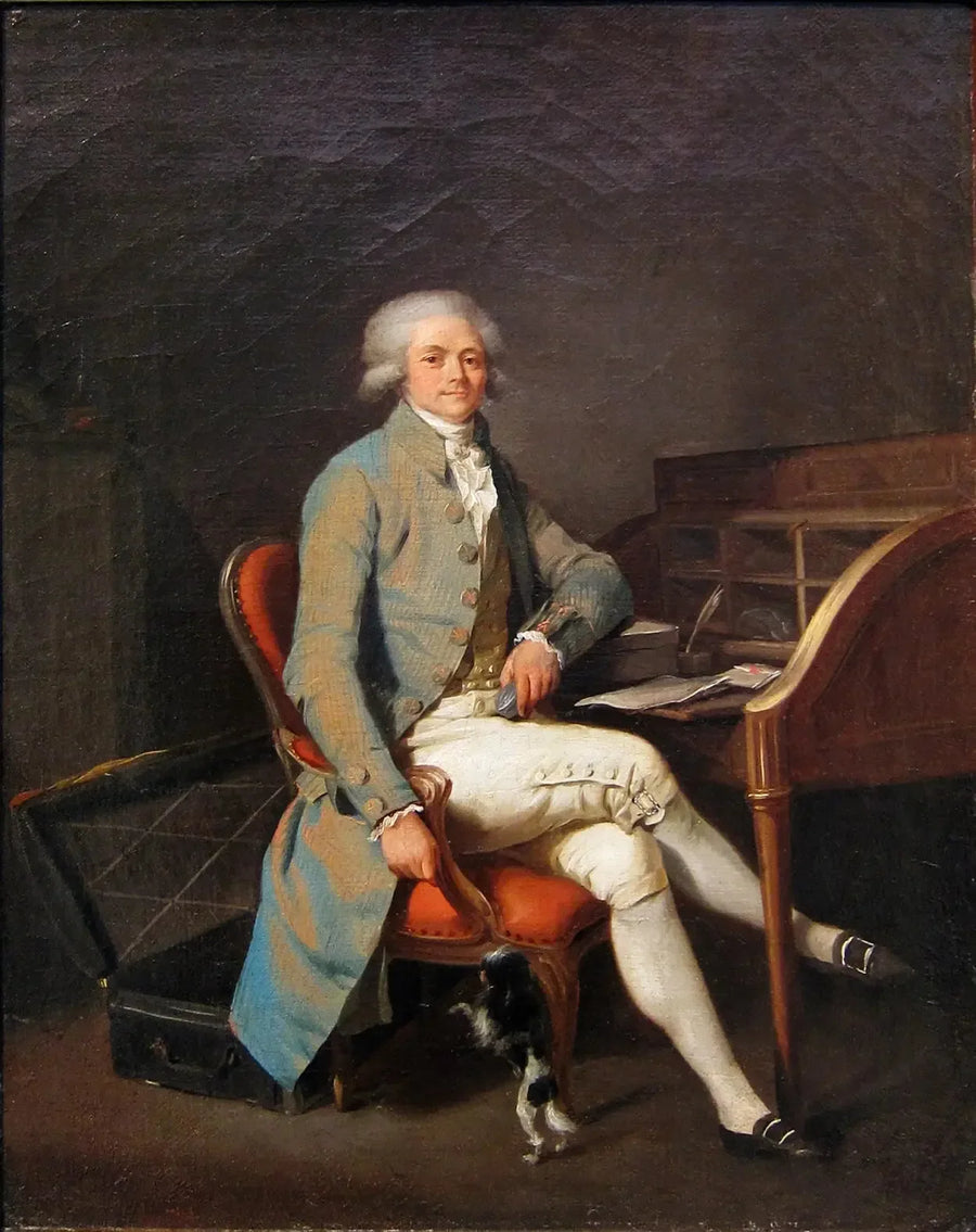 Porträtt av Maximilien de Robespierre - Louis-Léopold Boilly