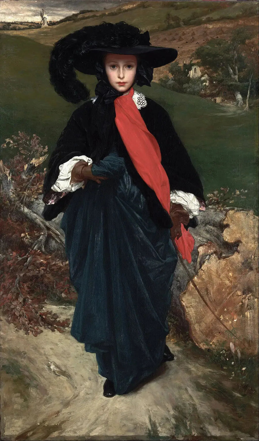 May Sartoris-porträtt - Frederic Leighton