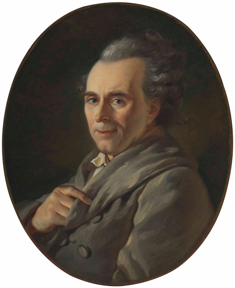 Porträtt av Michel-Jean Sédaine - Jacques-Louis David