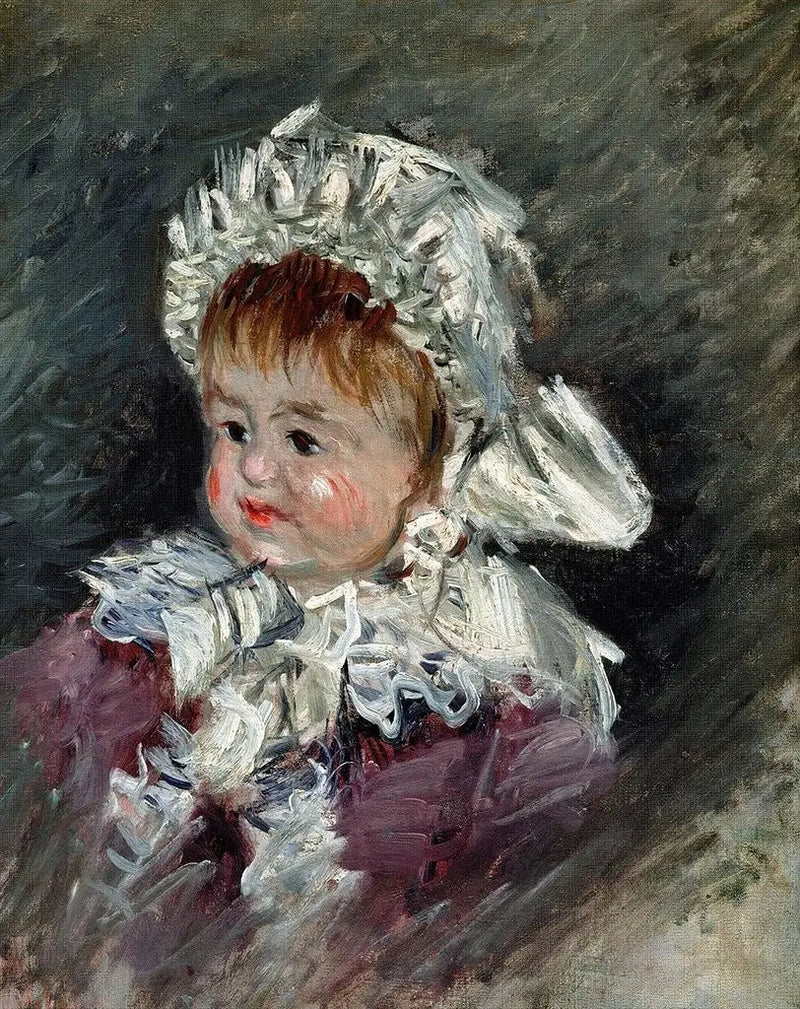 Porträtt av Michel Monet som baby - Claude Monet