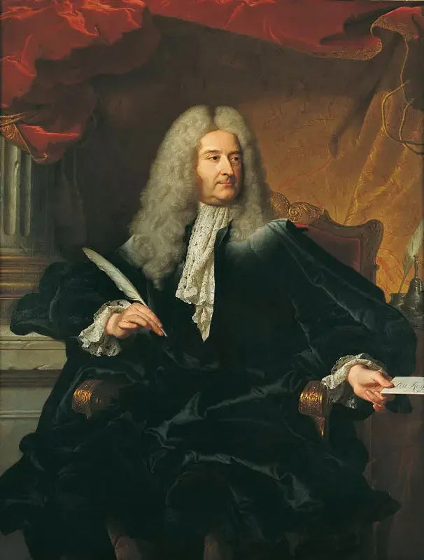 Porträtt av Michel Robert Le Peletier des Forts - Hyacinthe Rigaud