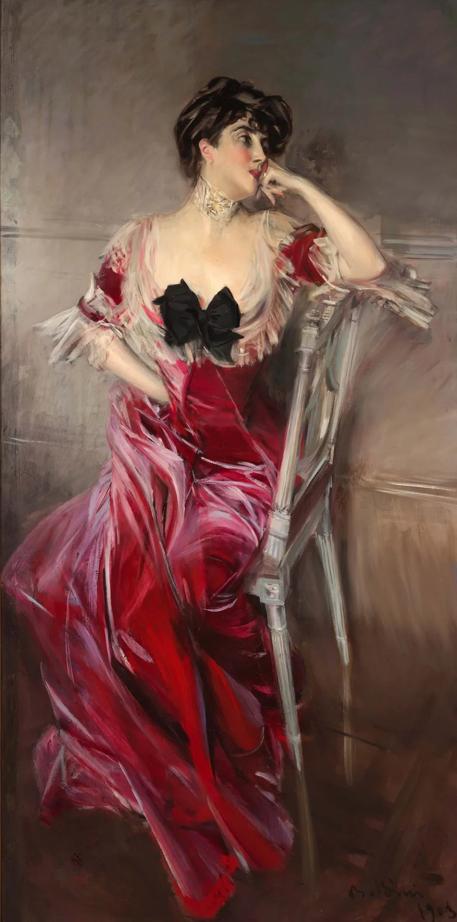 Porträtt av Miss Bell - Giovanni Boldini