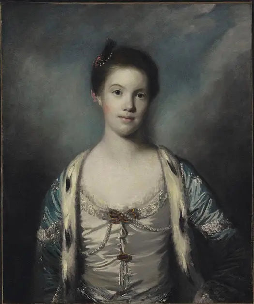 Porträtt av Miss Bridget Morris, blivande maka till Robert Morris från Tredegar - Joshua Reynolds