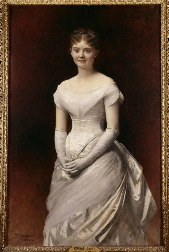 Porträtt av Fröken Denouille - Léon Bonnat