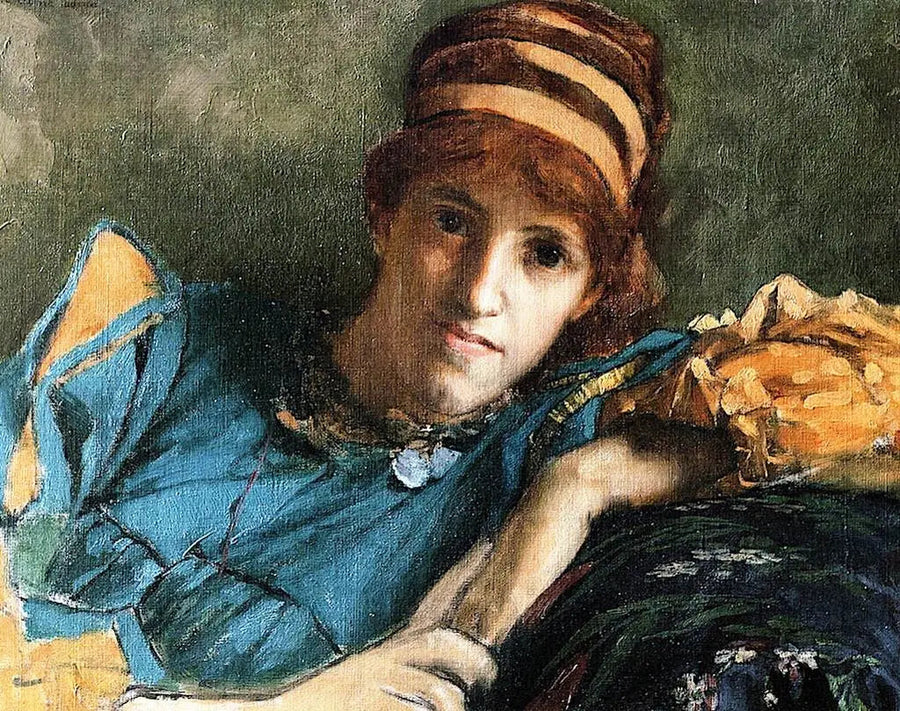 Porträtt av fröken Laura Theresa Epps (Lady Alma Tadema) - Lawrence Alma-Tadema