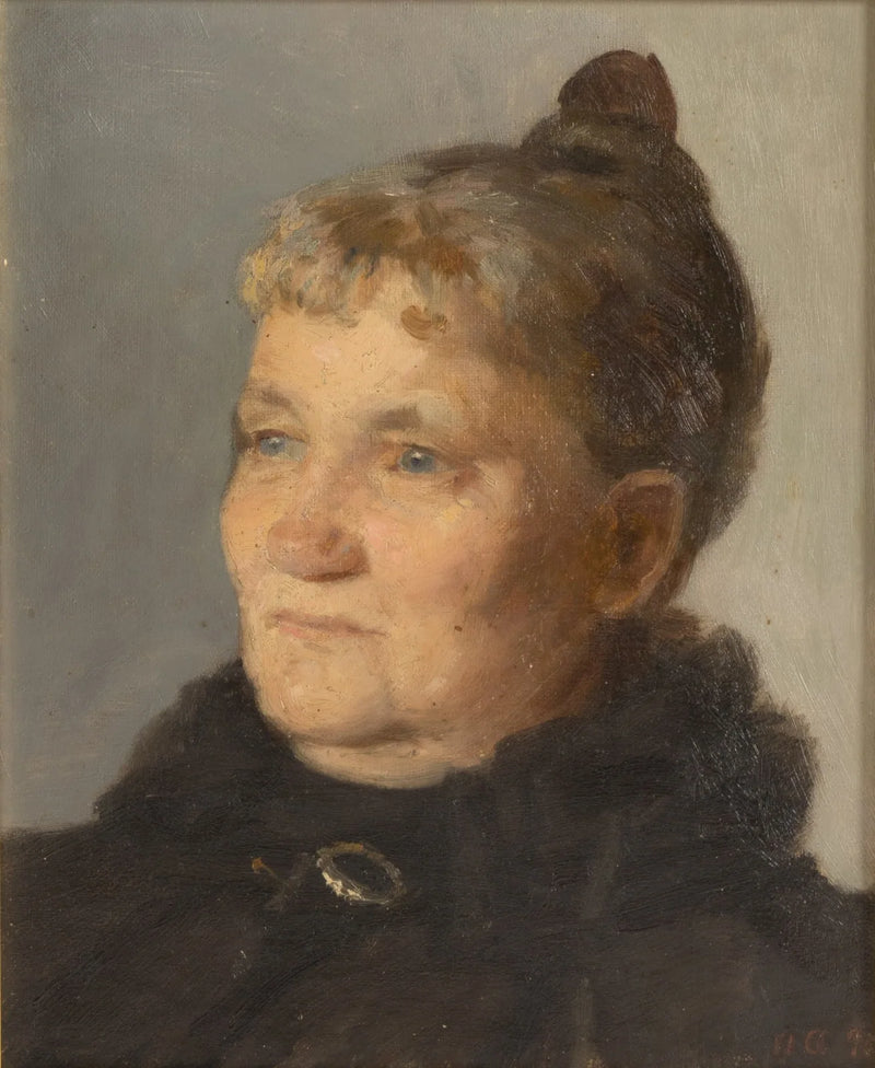 Porträtt av fru Adel Gunde. - Anna Ancher