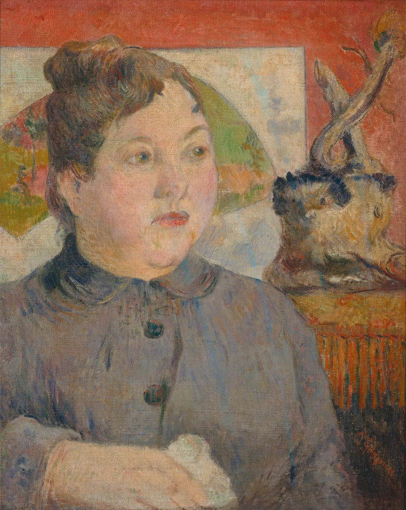Porträtt av fru Alexandre Kohler - Paul Gauguin